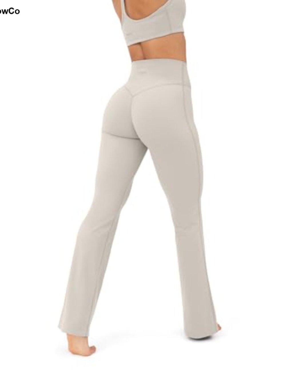 High Rise Flare Leggings for Women, Wide Leg Yoga Pants - 4-Way Stretch